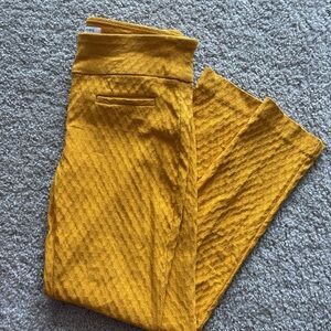 Crown & Ivy Golden Textured Pants
